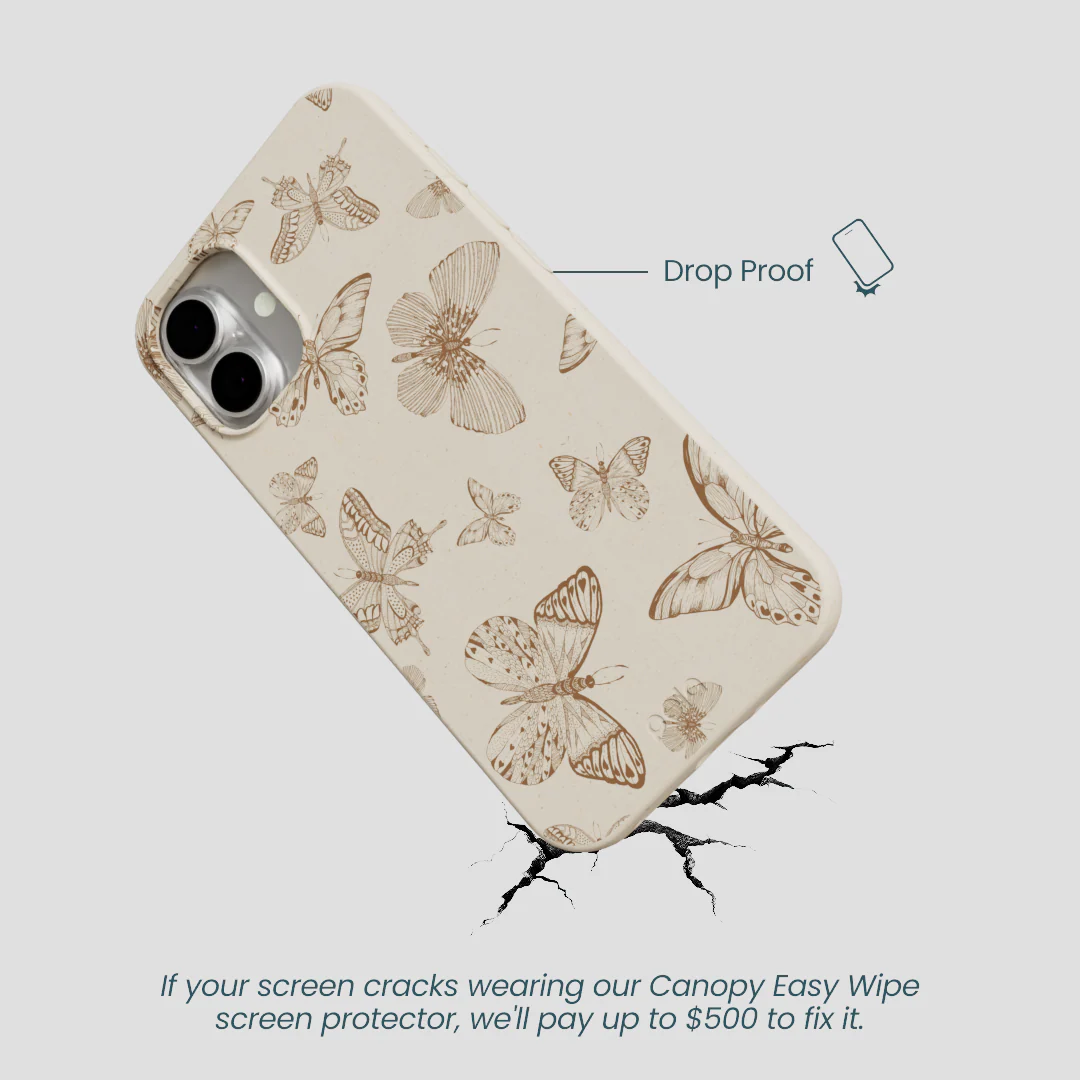 London Fog Delicate Flutters iPhone 16 Plus Case - Image 5
