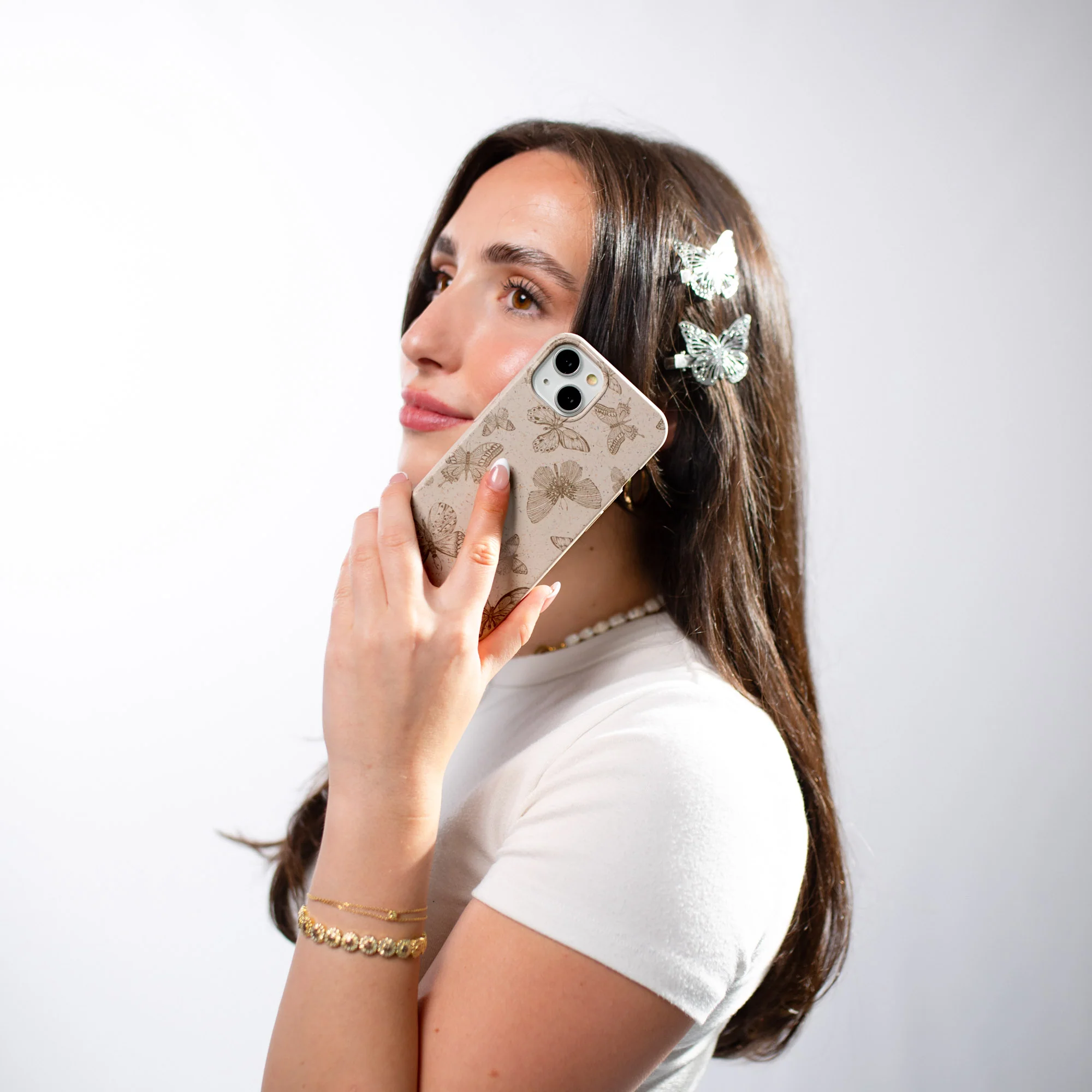 London Fog Delicate Flutters iPhone 16 Plus Case - Image 9