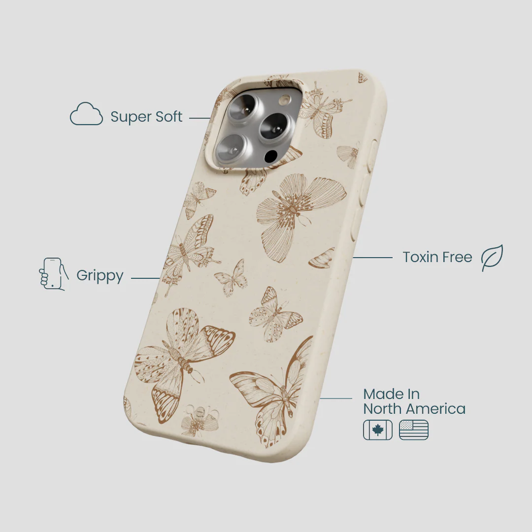 London Fog Delicate Flutters iPhone 16 Pro Case - Image 4