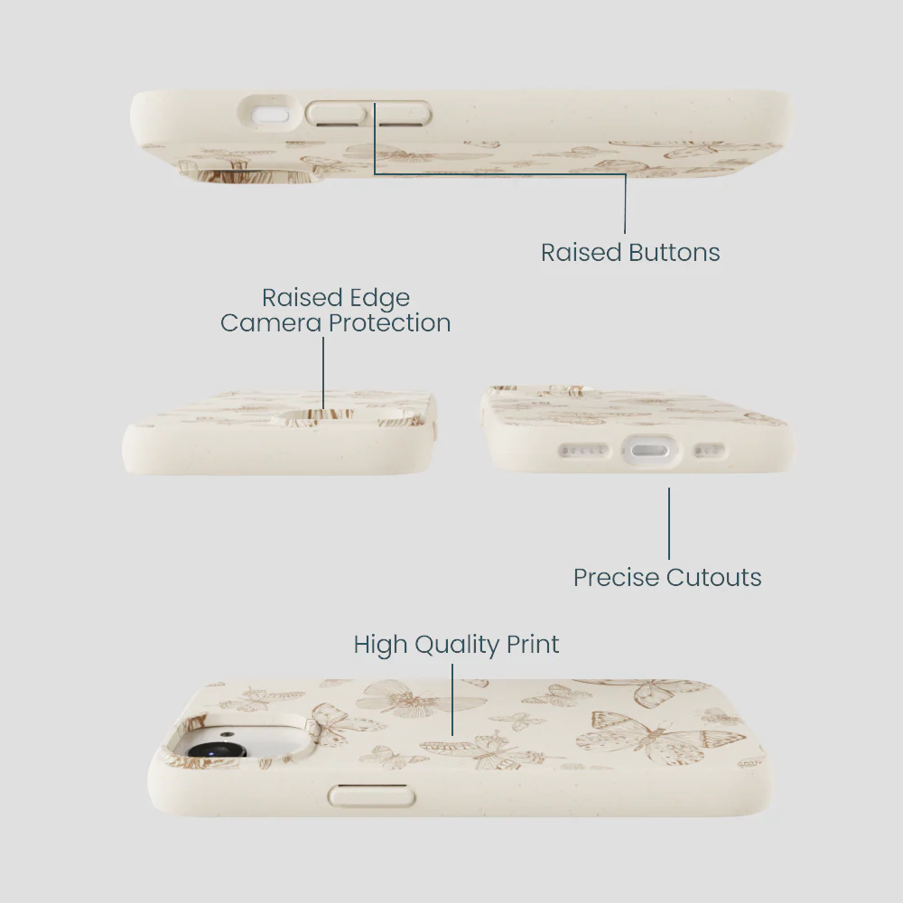 London Fog Delicate Flutters iPhone 16e/17e Case - Image 3