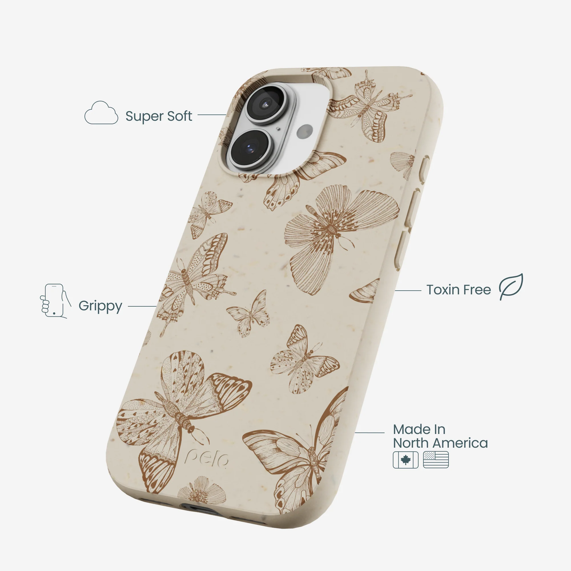 London Fog Delicate Flutters iPhone 17 Case - Image 4