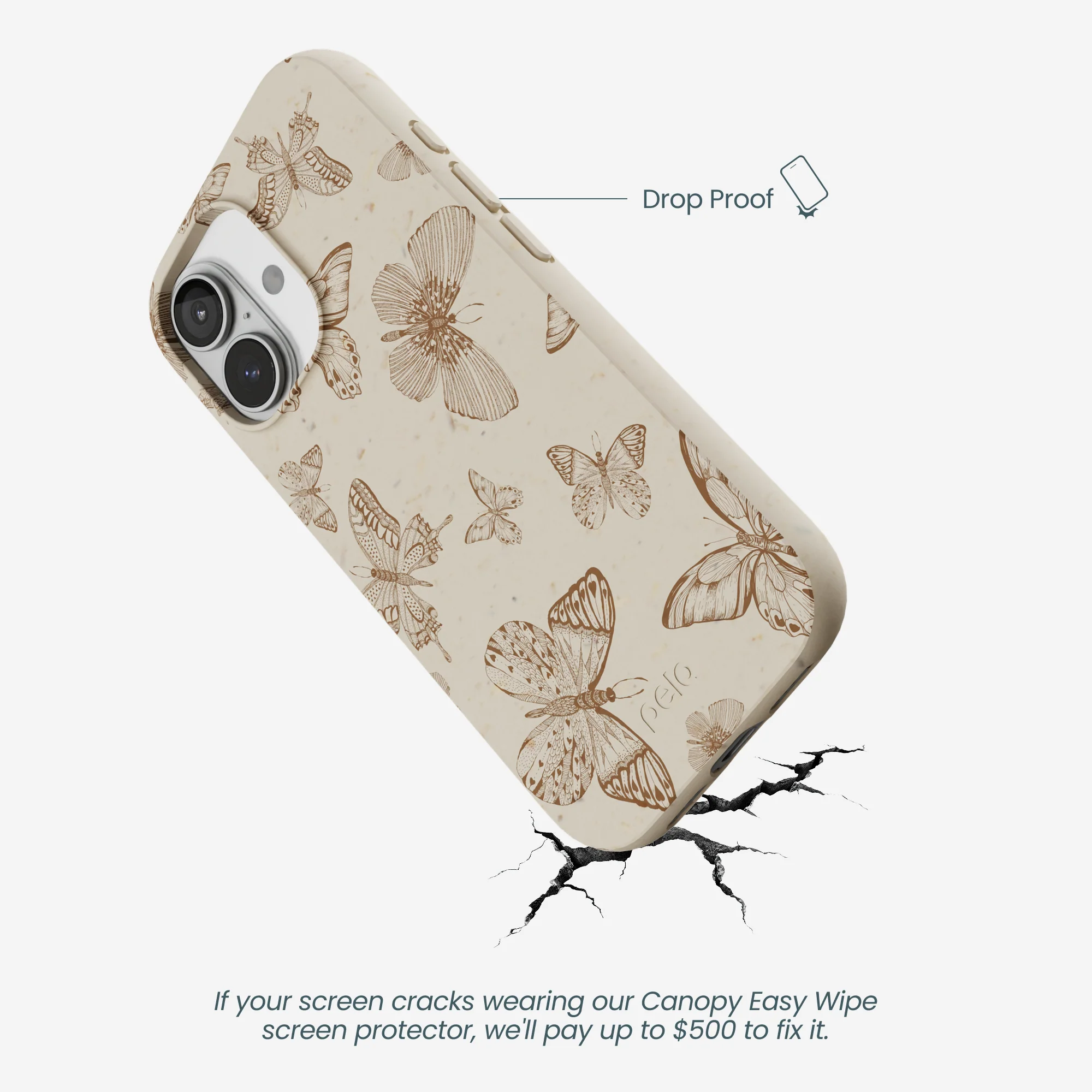 London Fog Delicate Flutters iPhone 17 Case - Image 5