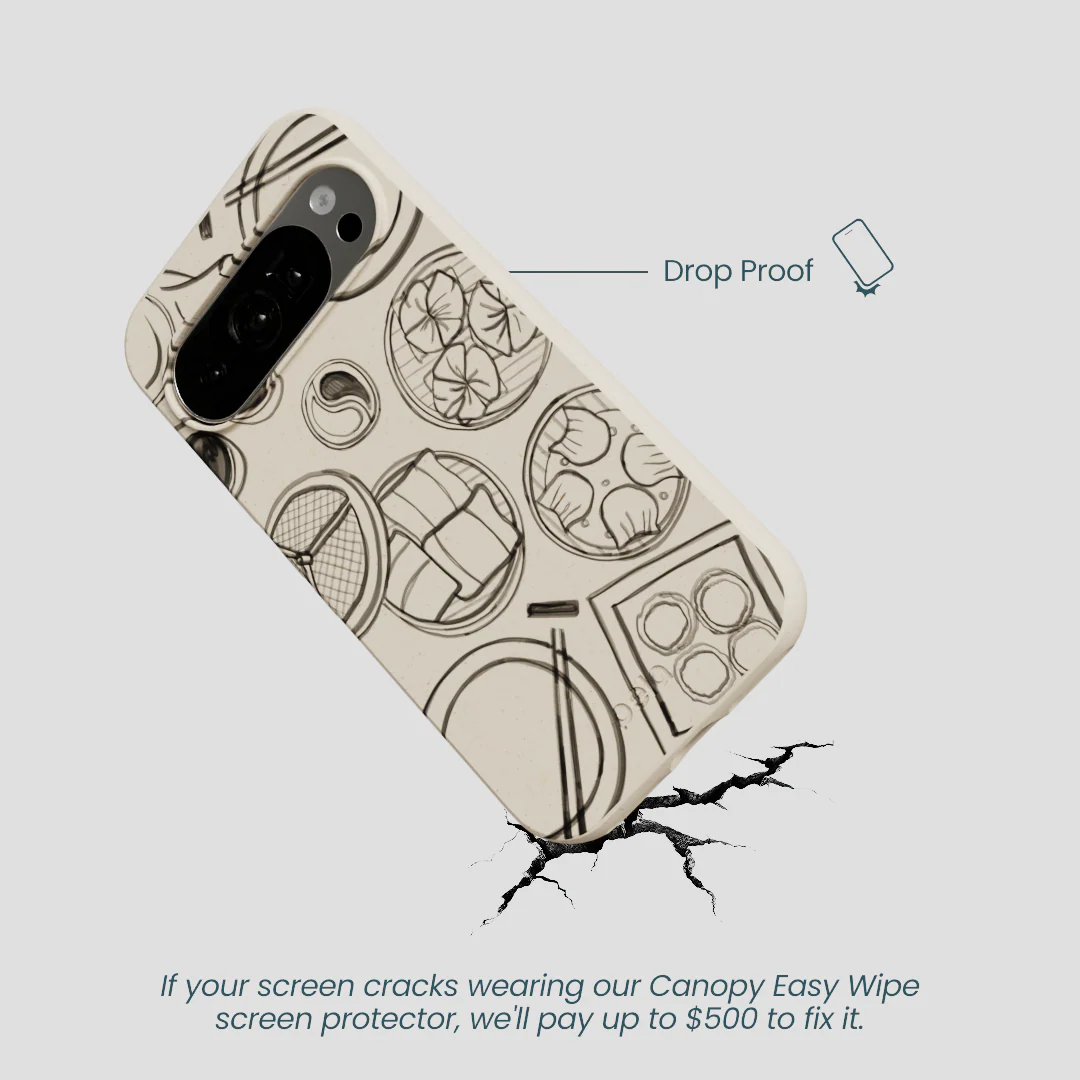 London Fog Dimsum Doodles Google Pixel 10/10 Pro Case - Image 5