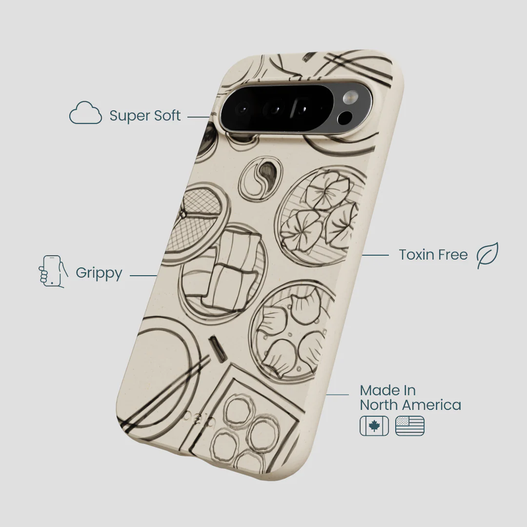 London Fog Dimsum Doodles Google Pixel 10 Pro XL Case - Image 4