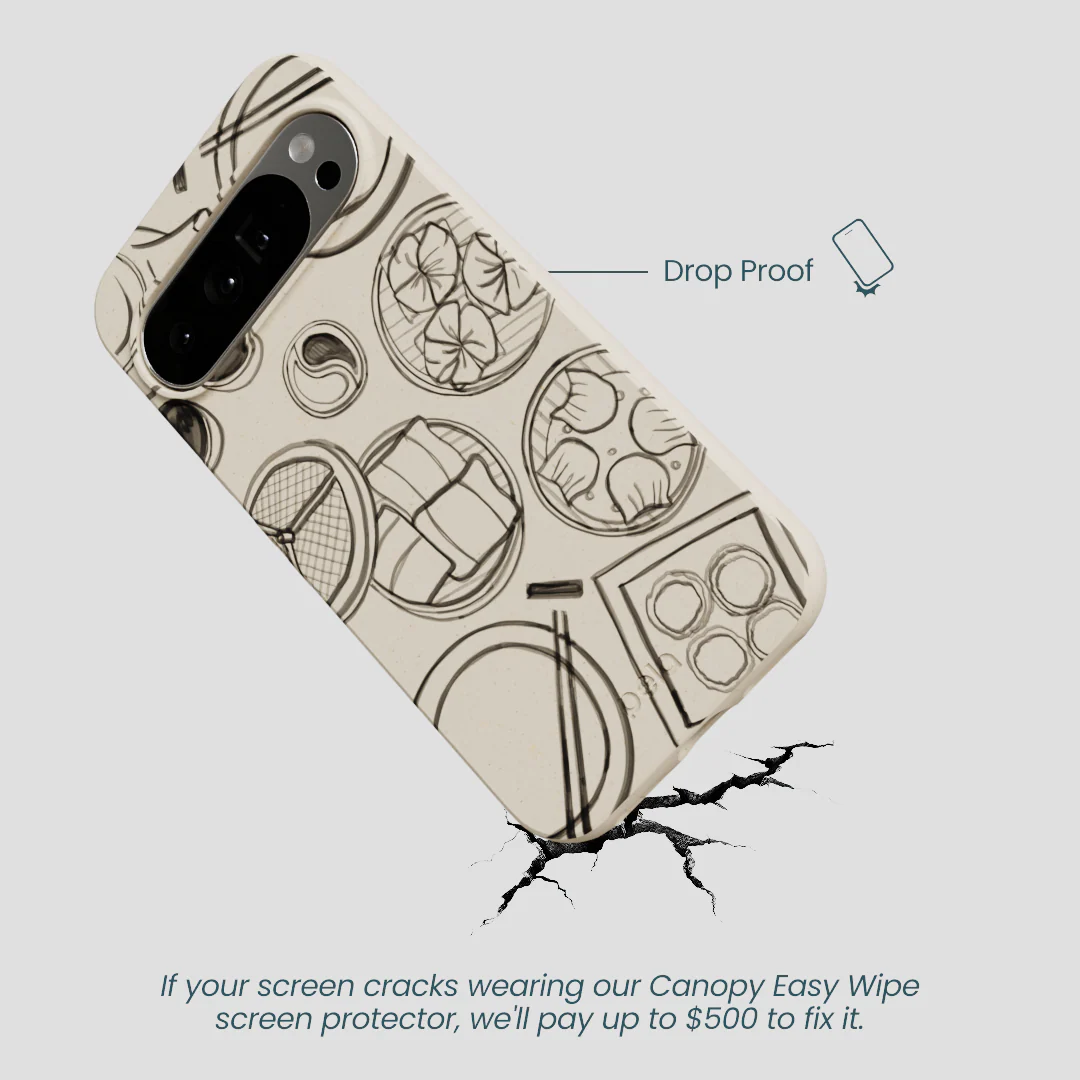 London Fog Dimsum Doodles Google Pixel 10 Pro XL Case - Image 5