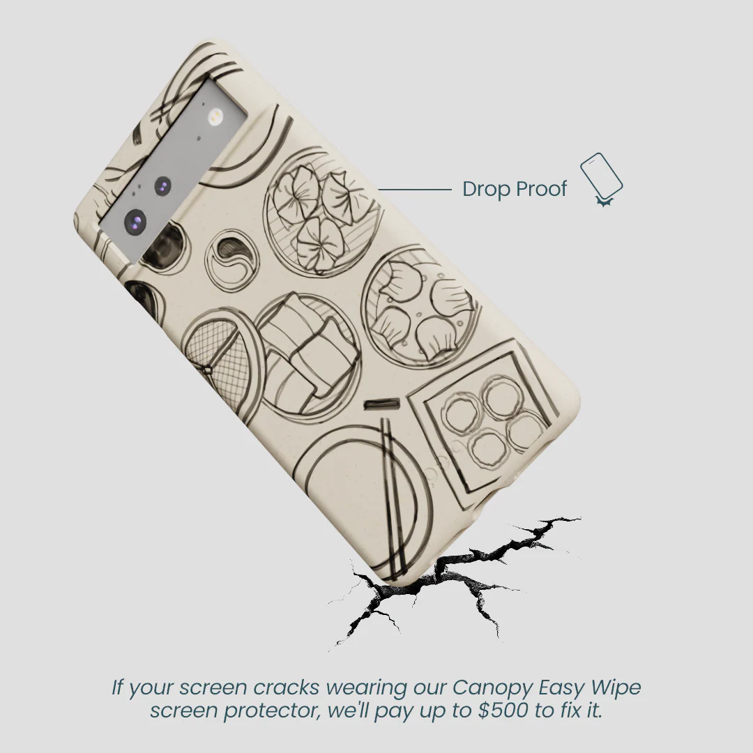 London Fog Dimsum Doodles Google Pixel 6 Case - Image 5