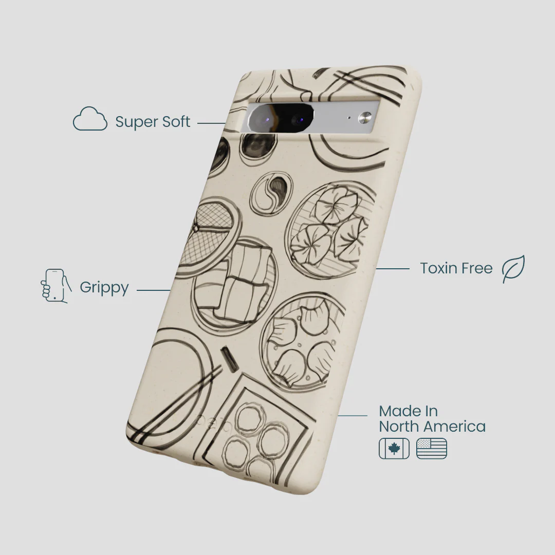 London Fog Dimsum Doodles Google Pixel 7a Case - Image 4