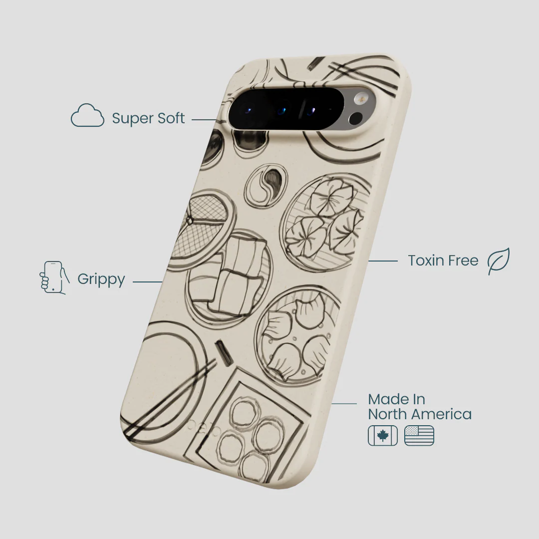 London Fog Dimsum Doodles Google Pixel 9 Pro XL Case - Image 4