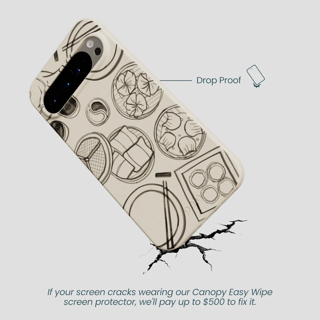 London Fog Dimsum Doodles Google Pixel 9 Pro XL Case - Image 5