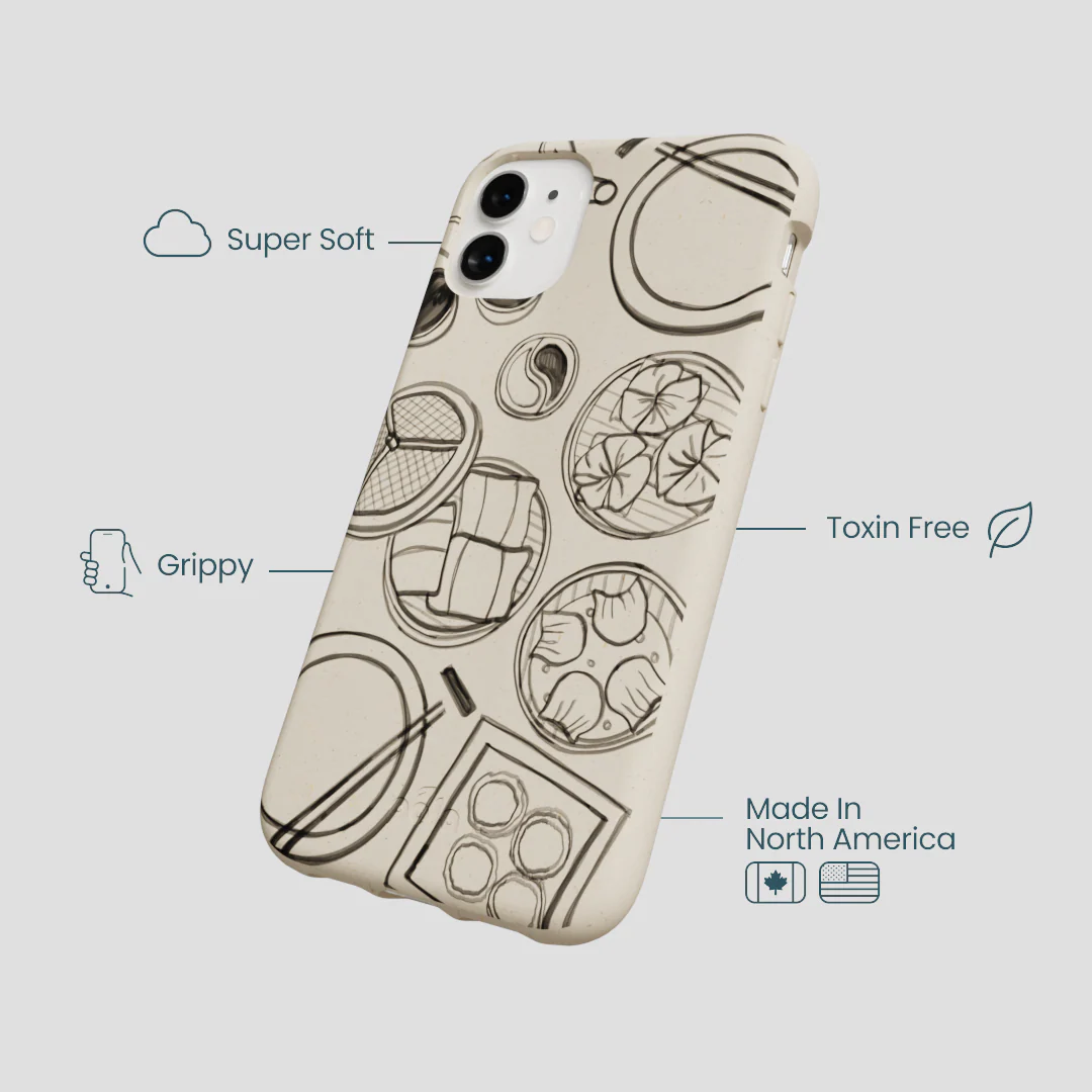 London Fog Dimsum Doodles iPhone 11 Case - Image 4