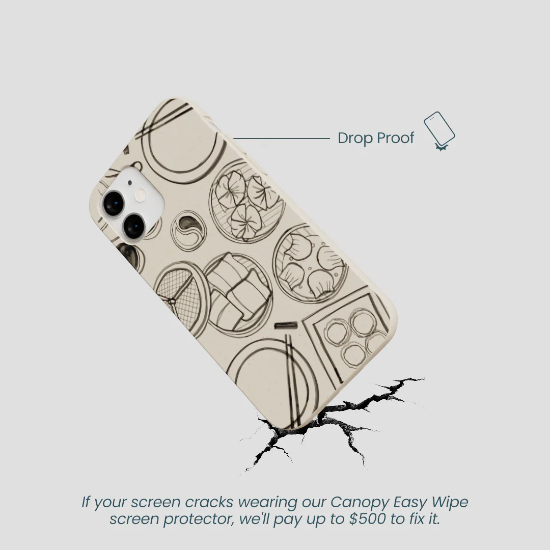 London Fog Dimsum Doodles iPhone 12 Mini Case - Image 5