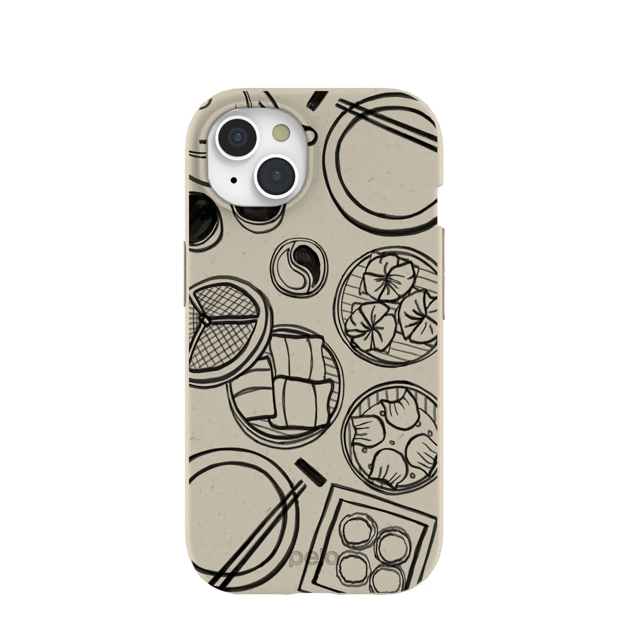 London Fog Dimsum Doodles iPhone 15 Case