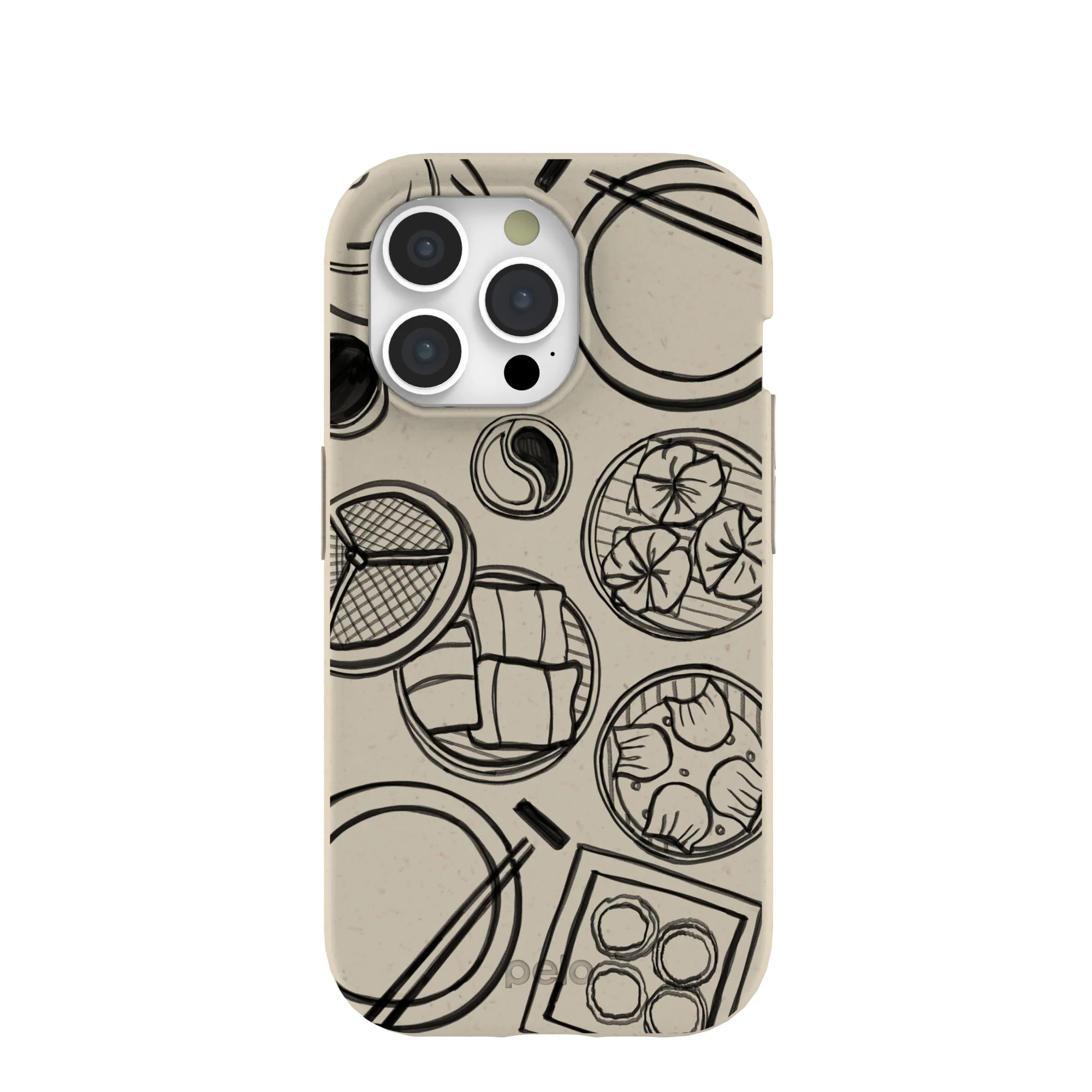 London Fog Dimsum Doodles iPhone 15 Pro Case