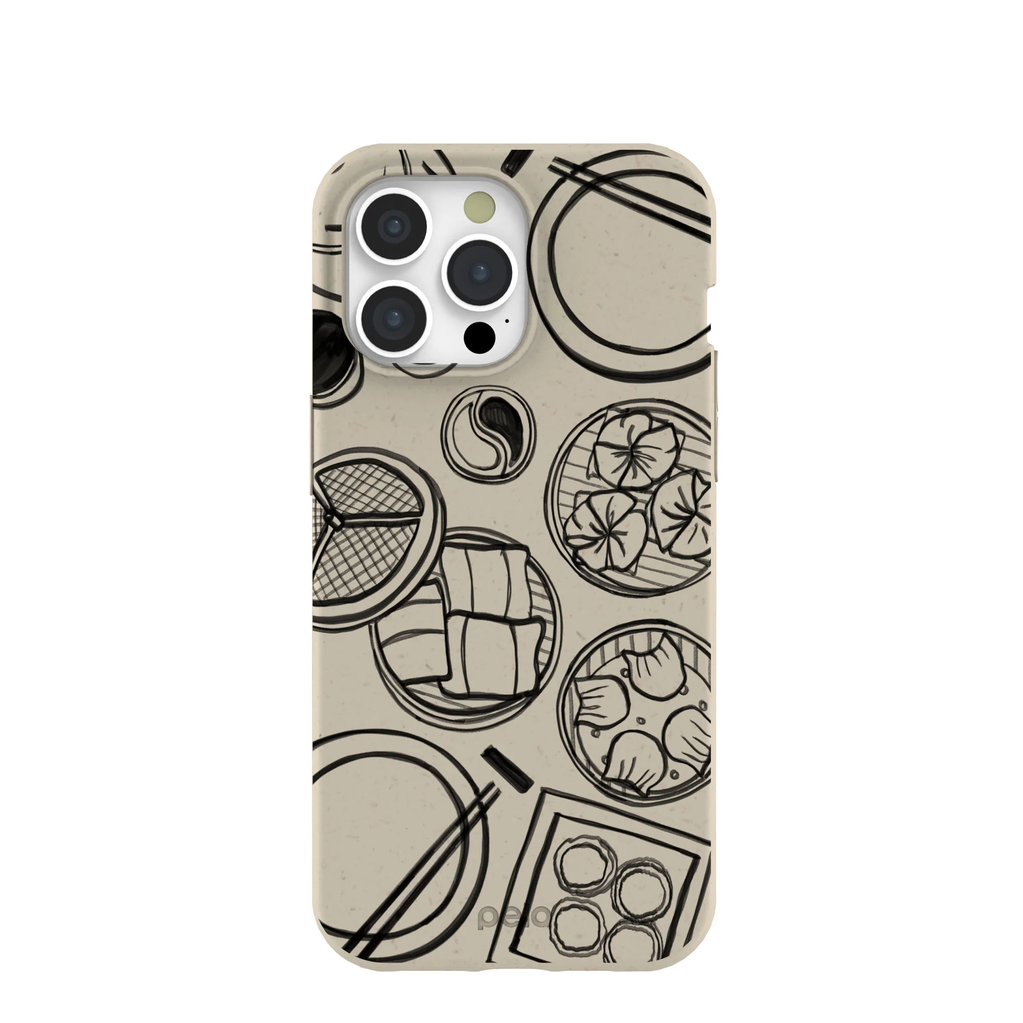 London Fog Dimsum Doodles iPhone 15 Pro Max Case