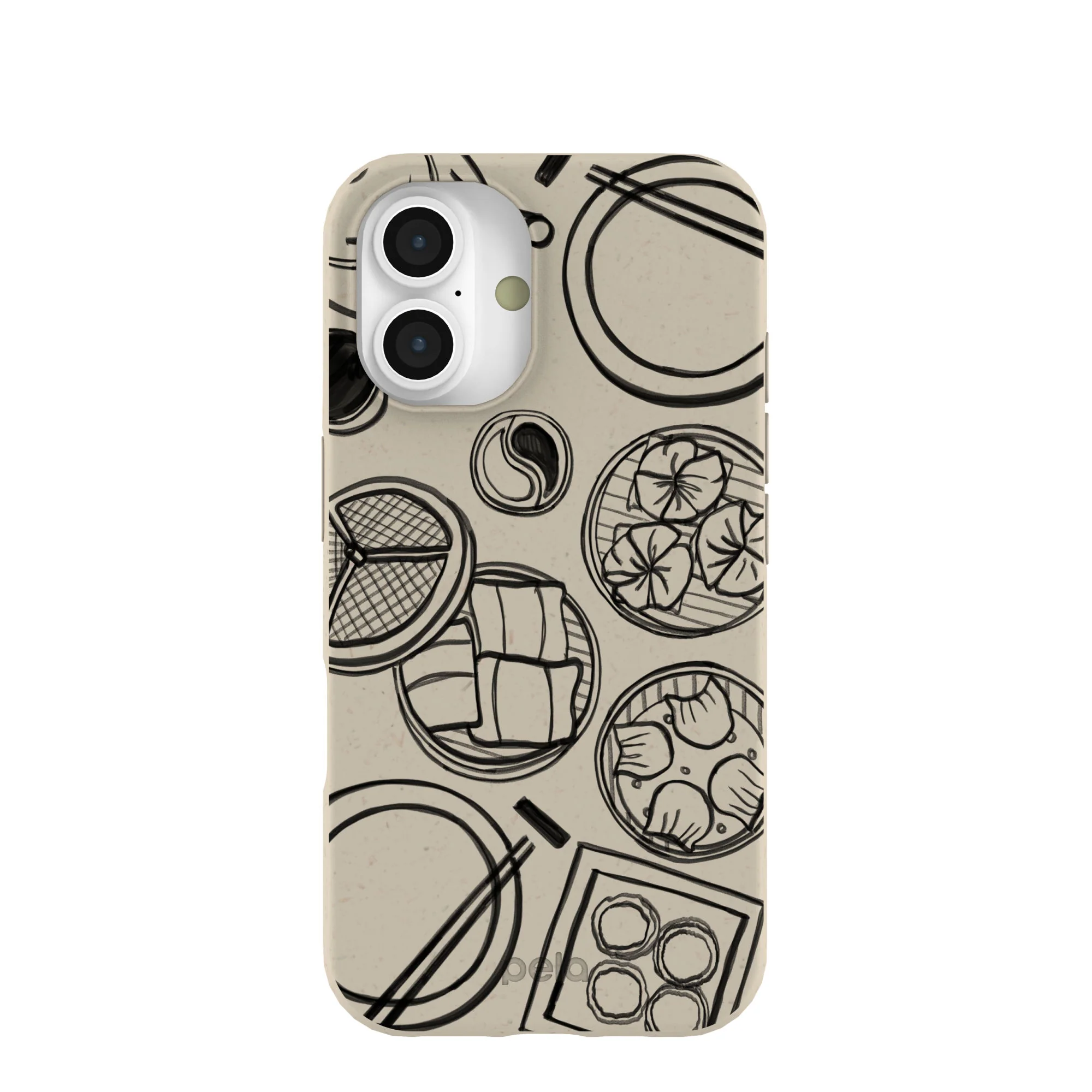London Fog Dimsum Doodles iPhone 16 Case