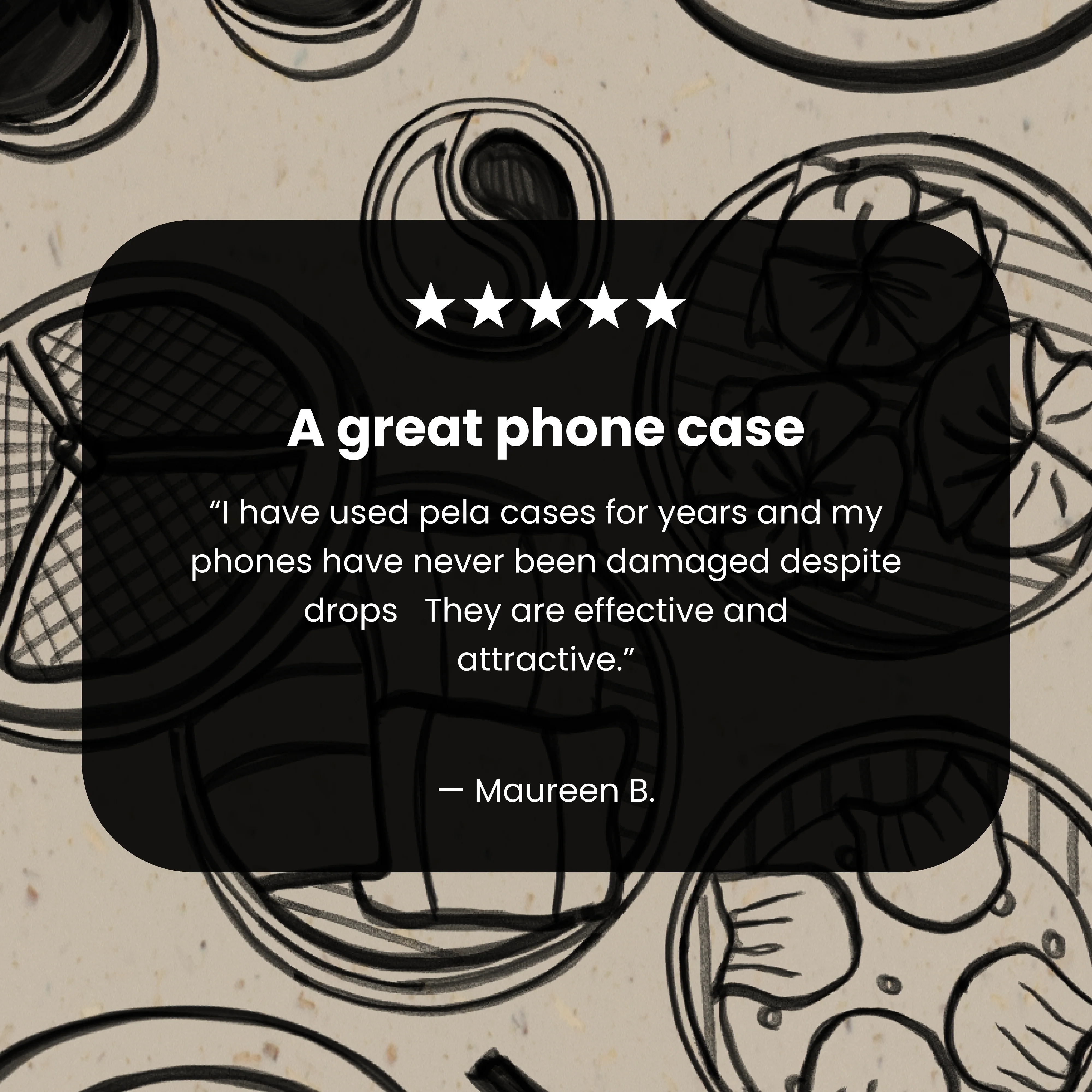 London Fog Dimsum Doodles iPhone 14 Pro Case - Image 8