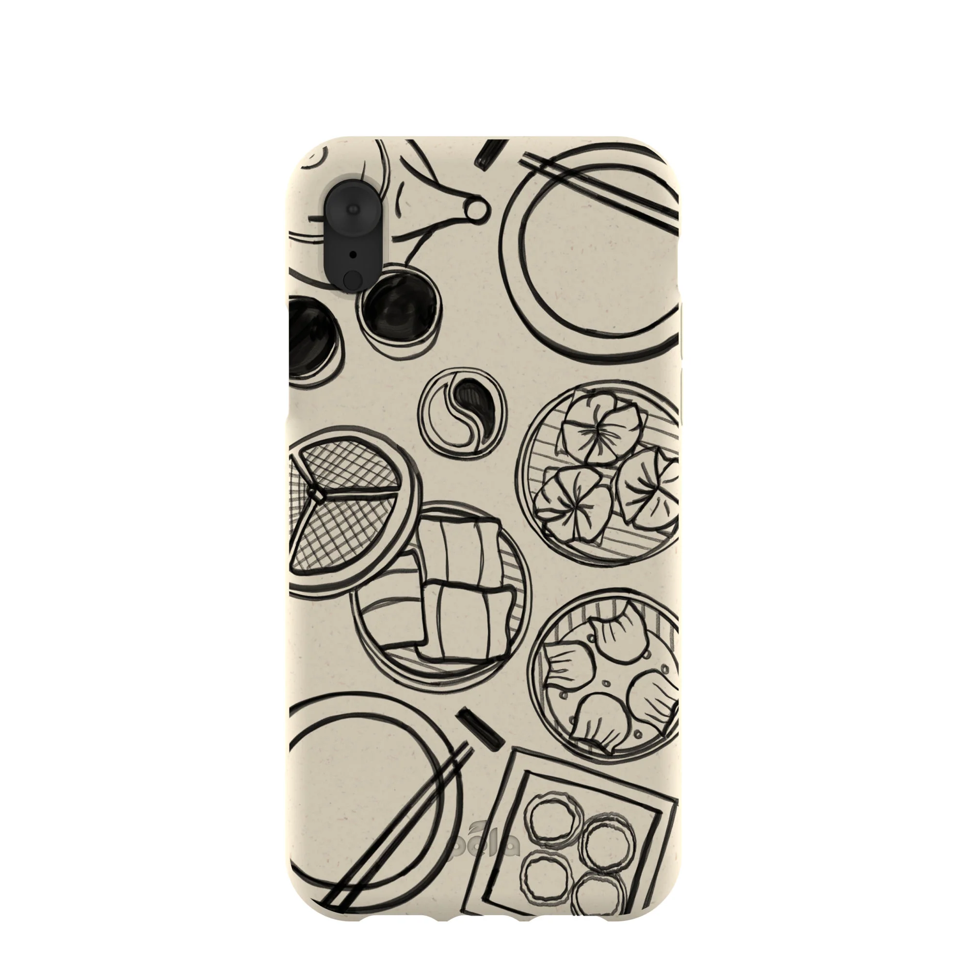 London Fog Dimsum Doodles iPhone XR Case