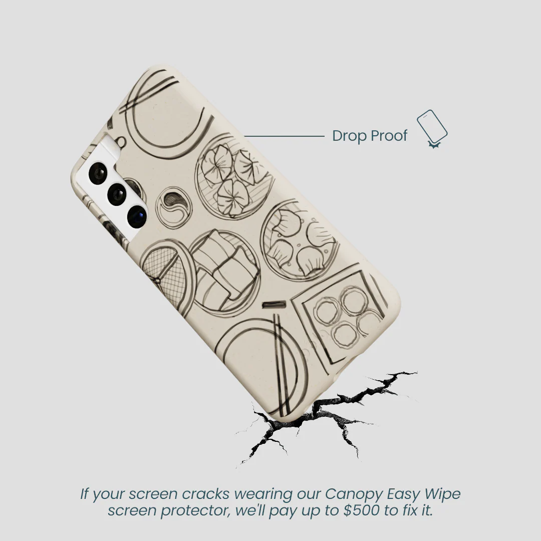 London Fog Dimsum Doodles Samsung Galaxy S21 Case - Image 5