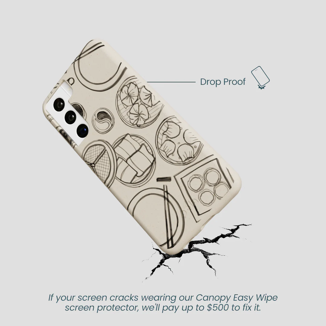 London Fog Dimsum Doodles Samsung Galaxy S22 Case - Image 5
