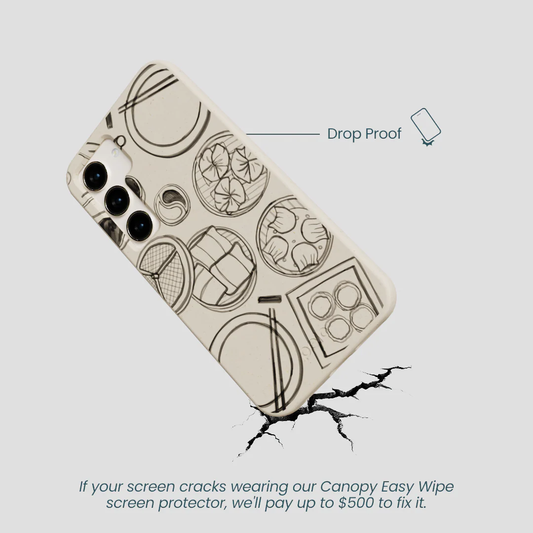 London Fog Dimsum Doodles Samsung Galaxy S23 Case - Image 5