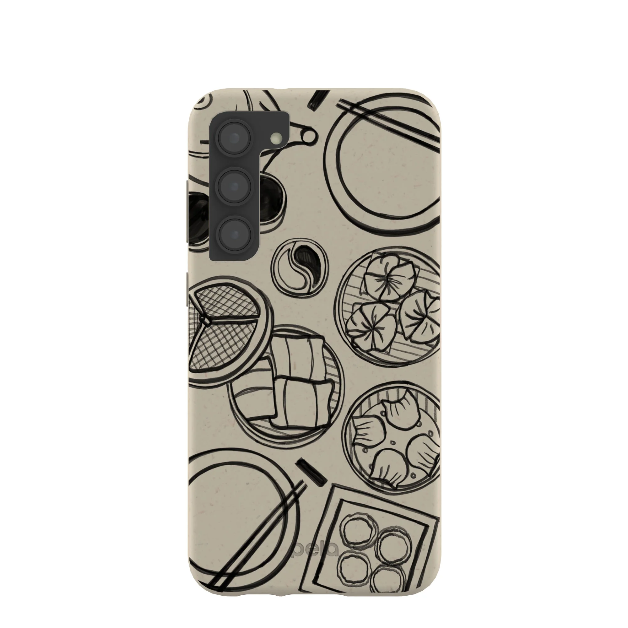 London Fog Dimsum Doodles Samsung Galaxy S23+(Plus) Case