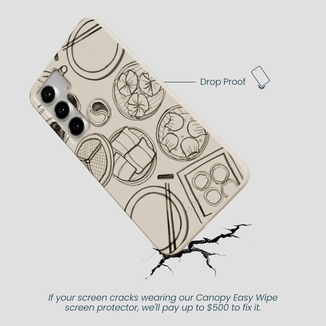 London Fog Dimsum Doodles Samsung Galaxy S25+(Plus) Case - Image 5