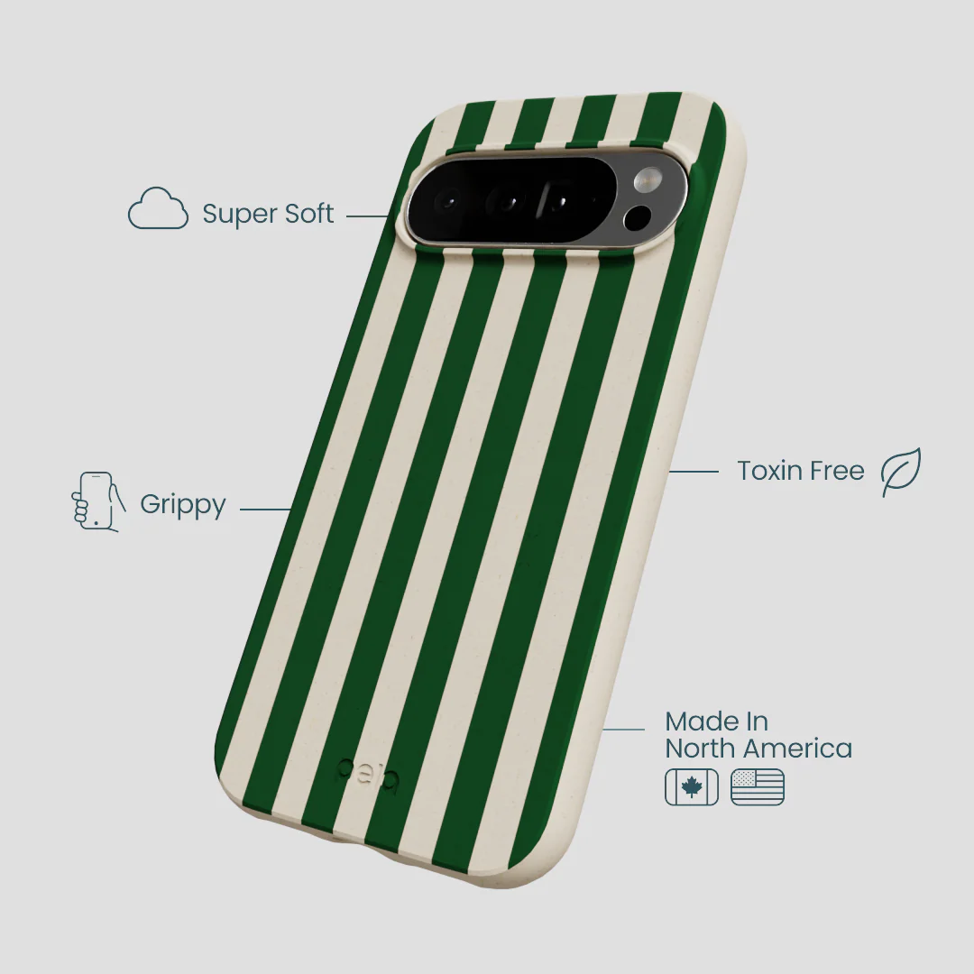 London Fog Evergreen Stripes Google Pixel 10 Pro XL Case - Image 3
