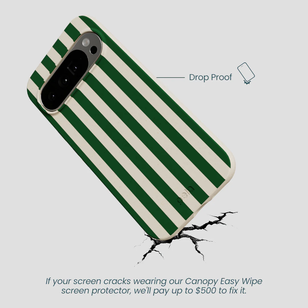 London Fog Evergreen Stripes Google Pixel 10 Pro XL Case - Image 4