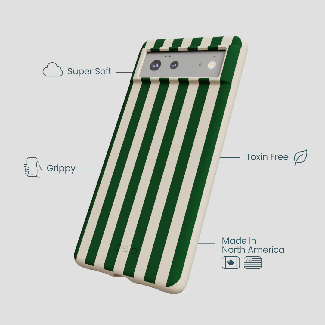 London Fog Evergreen Stripes Google Pixel 6 Case - Image 3