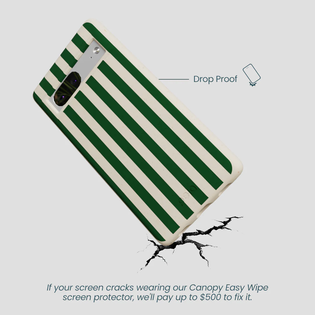 London Fog Evergreen Stripes Google Pixel 7 Case - Image 4