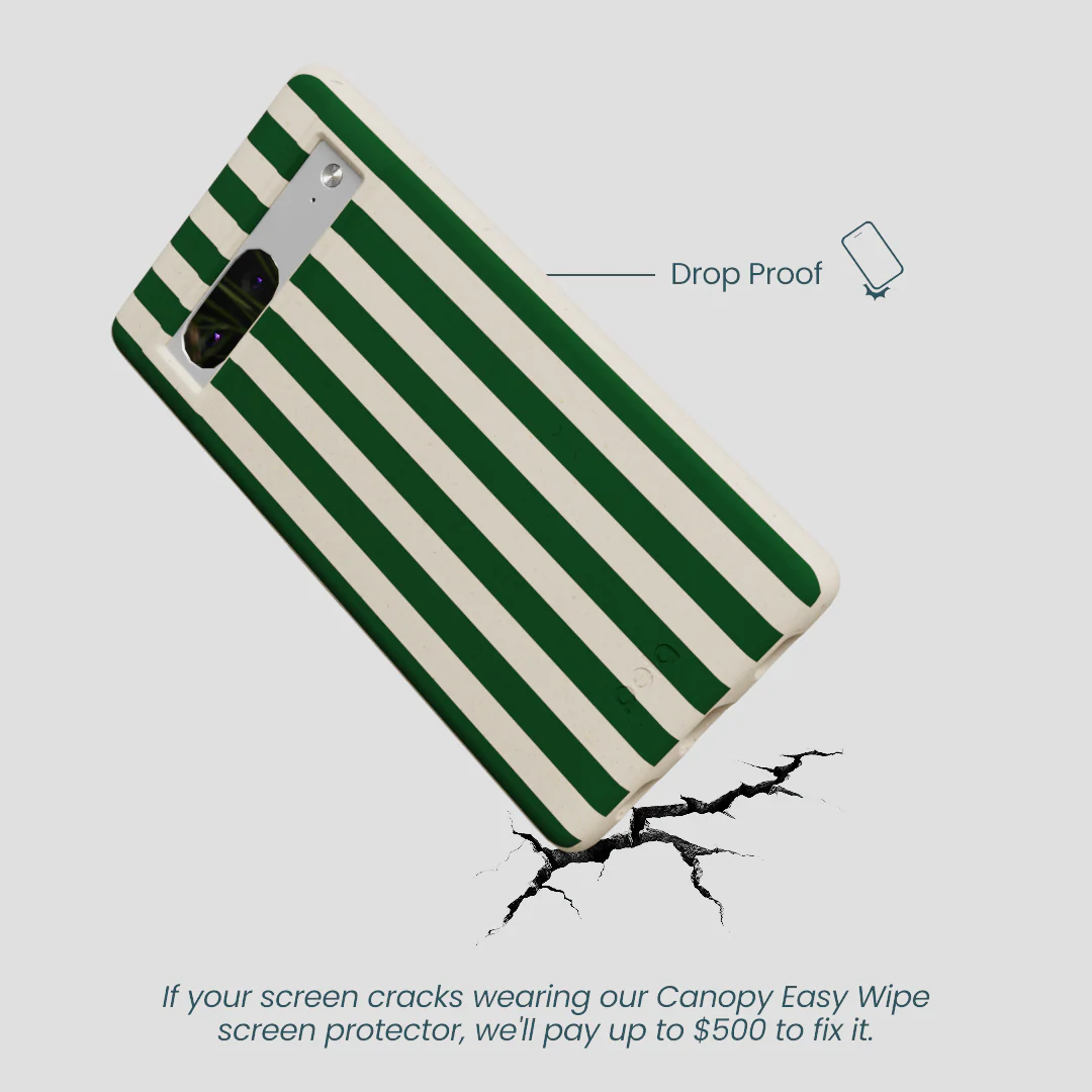 London Fog Evergreen Stripes Google Pixel 7a Case - Image 4