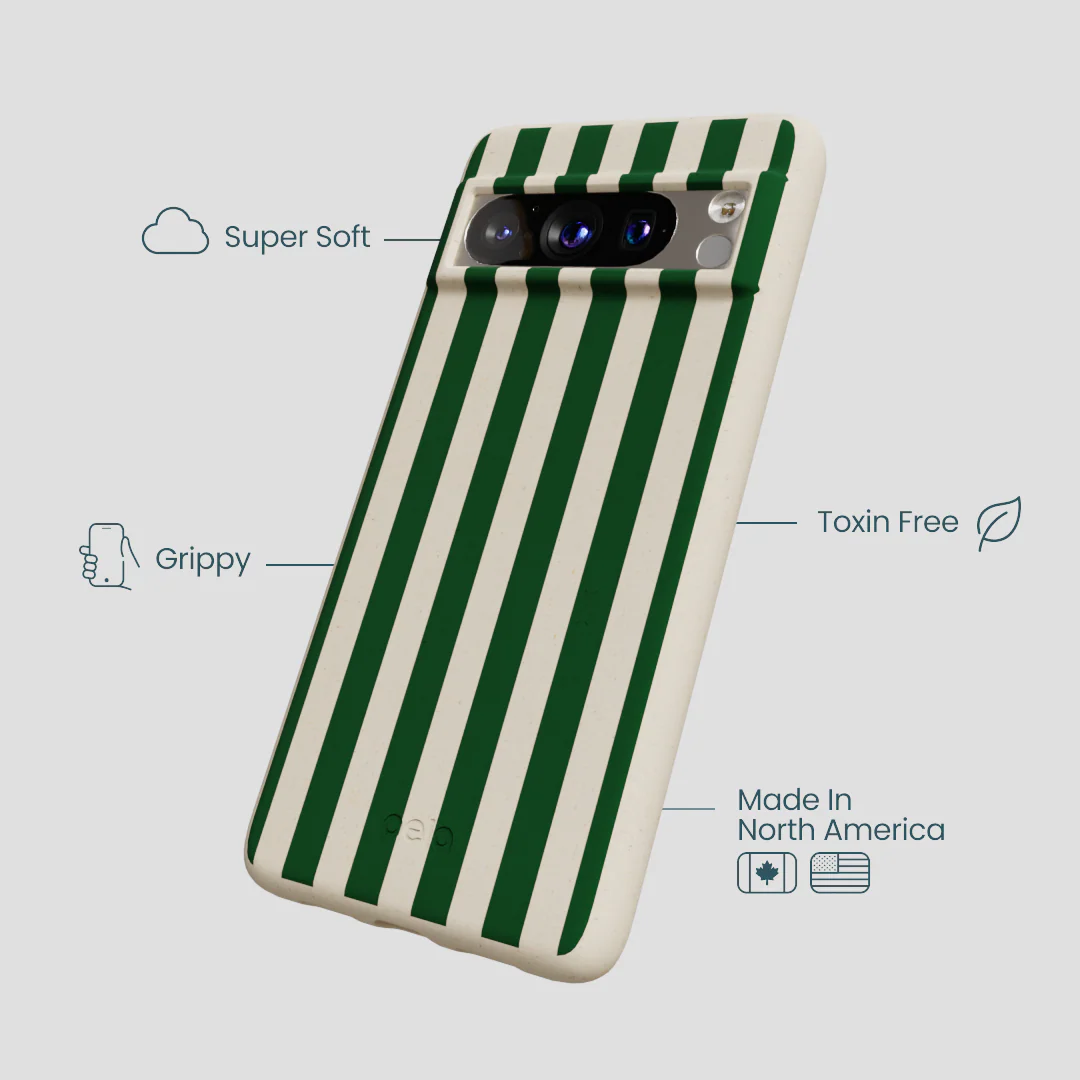London Fog Evergreen Stripes Google Pixel 8 Pro Case - Image 3
