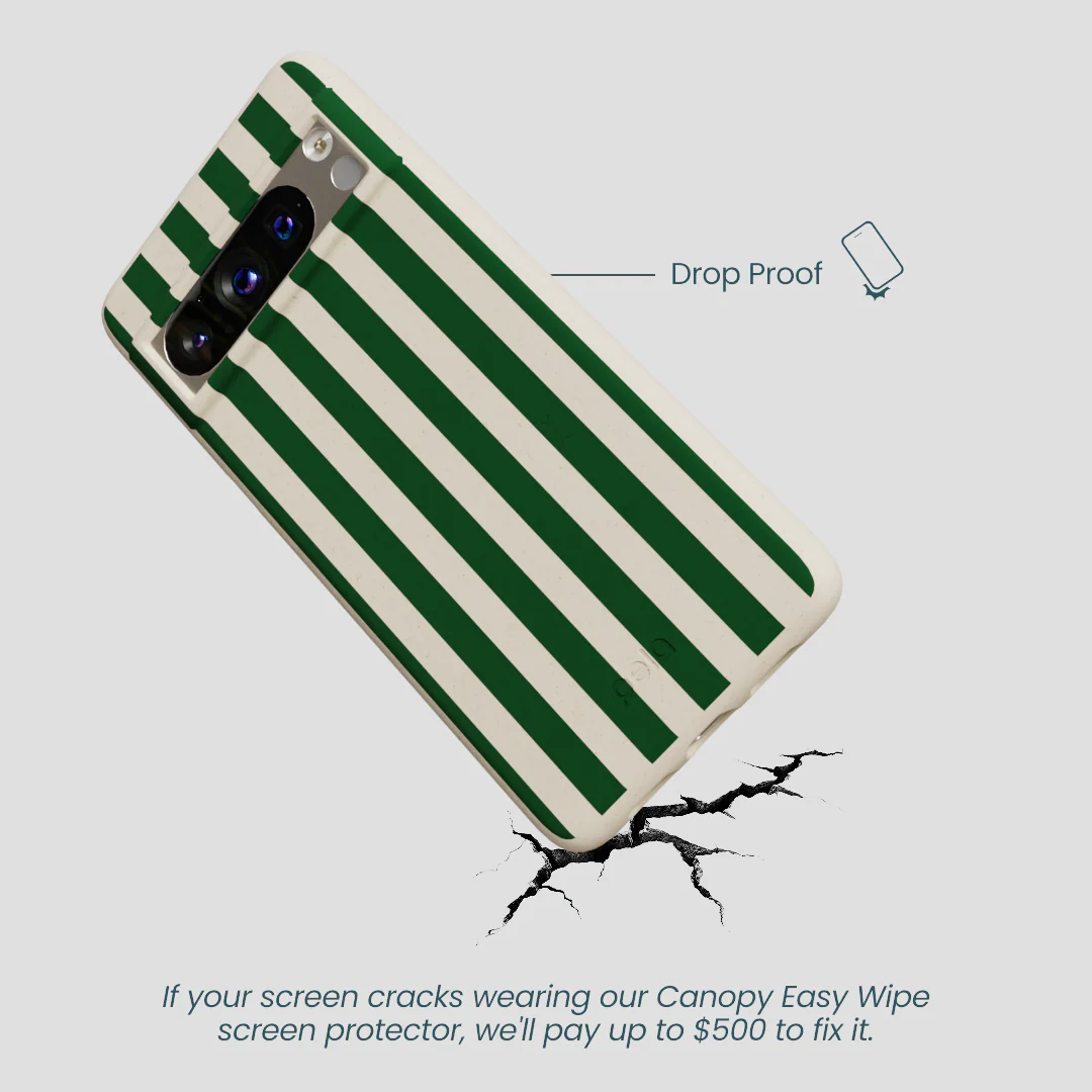 London Fog Evergreen Stripes Google Pixel 8 Pro Case - Image 4
