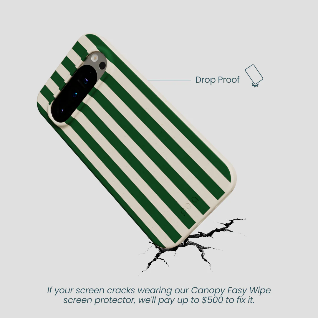 London Fog Evergreen Stripes Google Pixel 9/9 Pro Case - Image 4