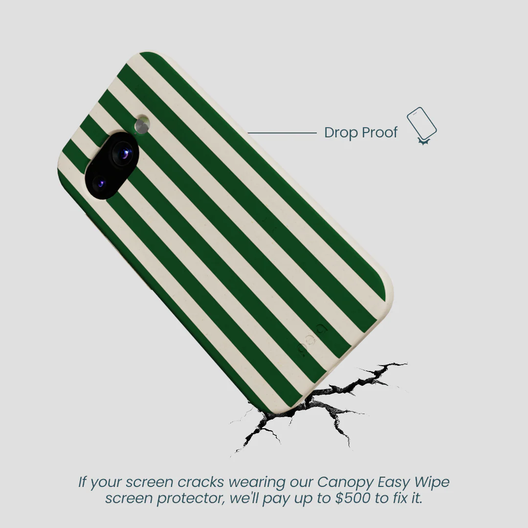 London Fog Evergreen Stripes Google Pixel 9a Case - Image 4