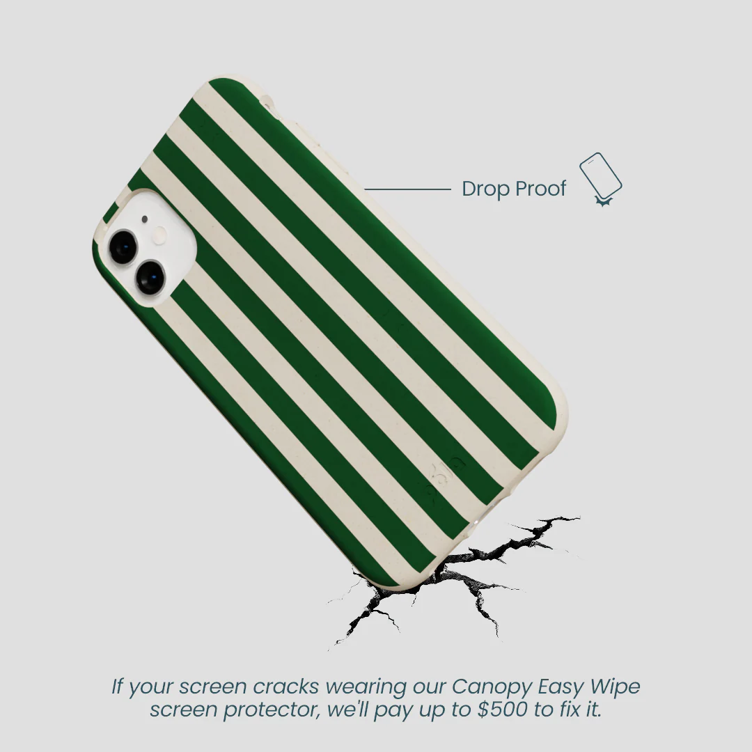 London Fog Evergreen Stripes iPhone 11 Case - Image 5