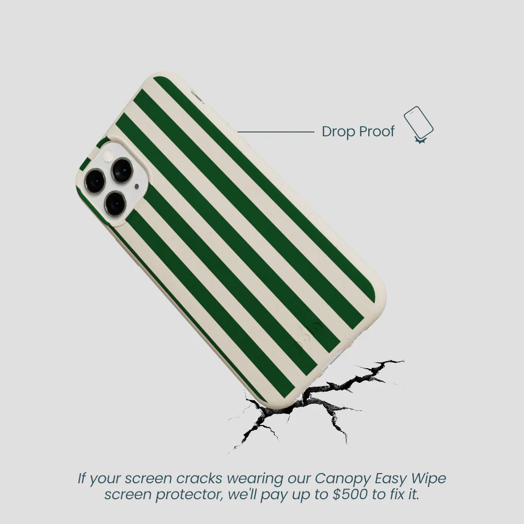 London Fog Evergreen Stripes iPhone 11 Pro Case - Image 5