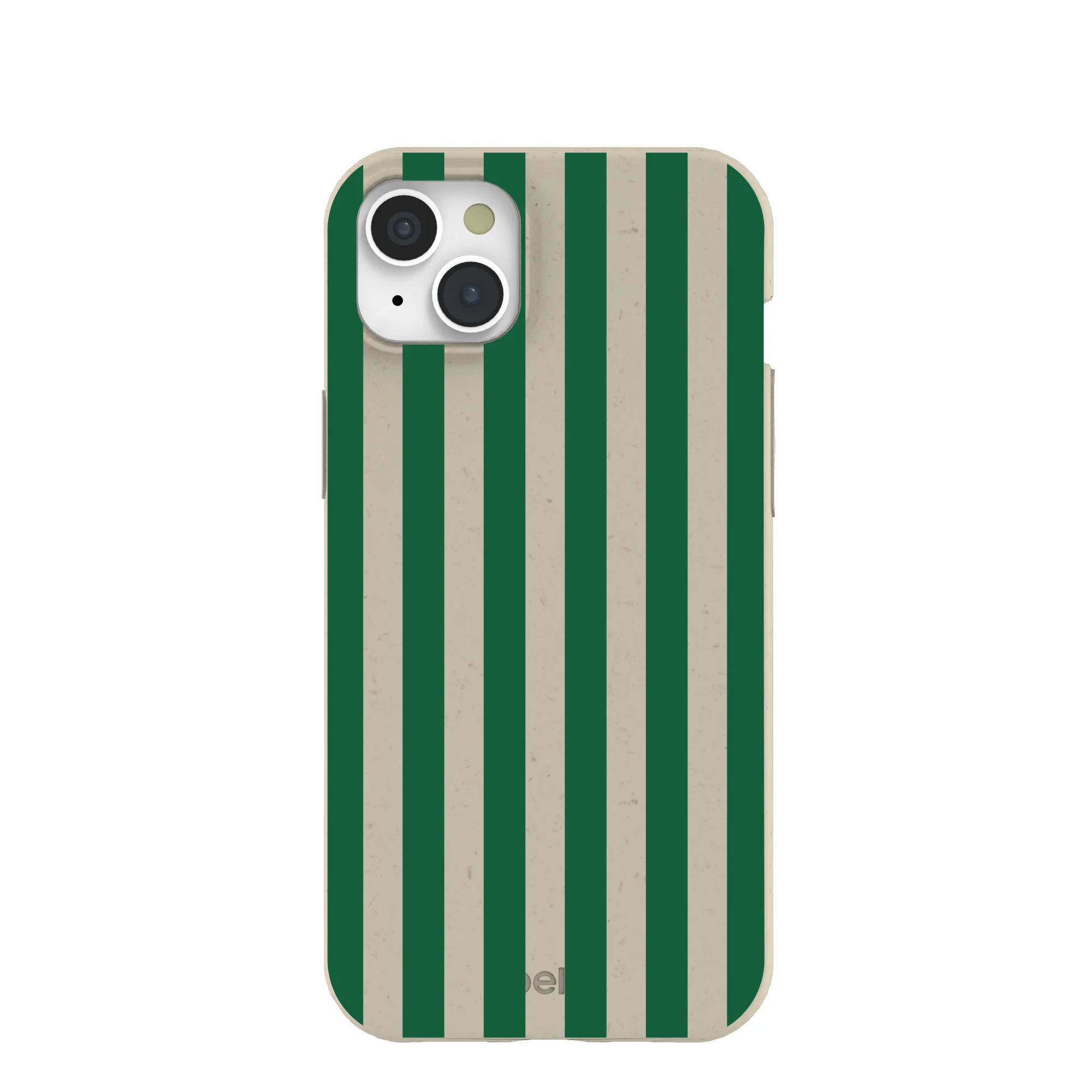 London Fog Evergreen Stripes iPhone 15 Plus Case