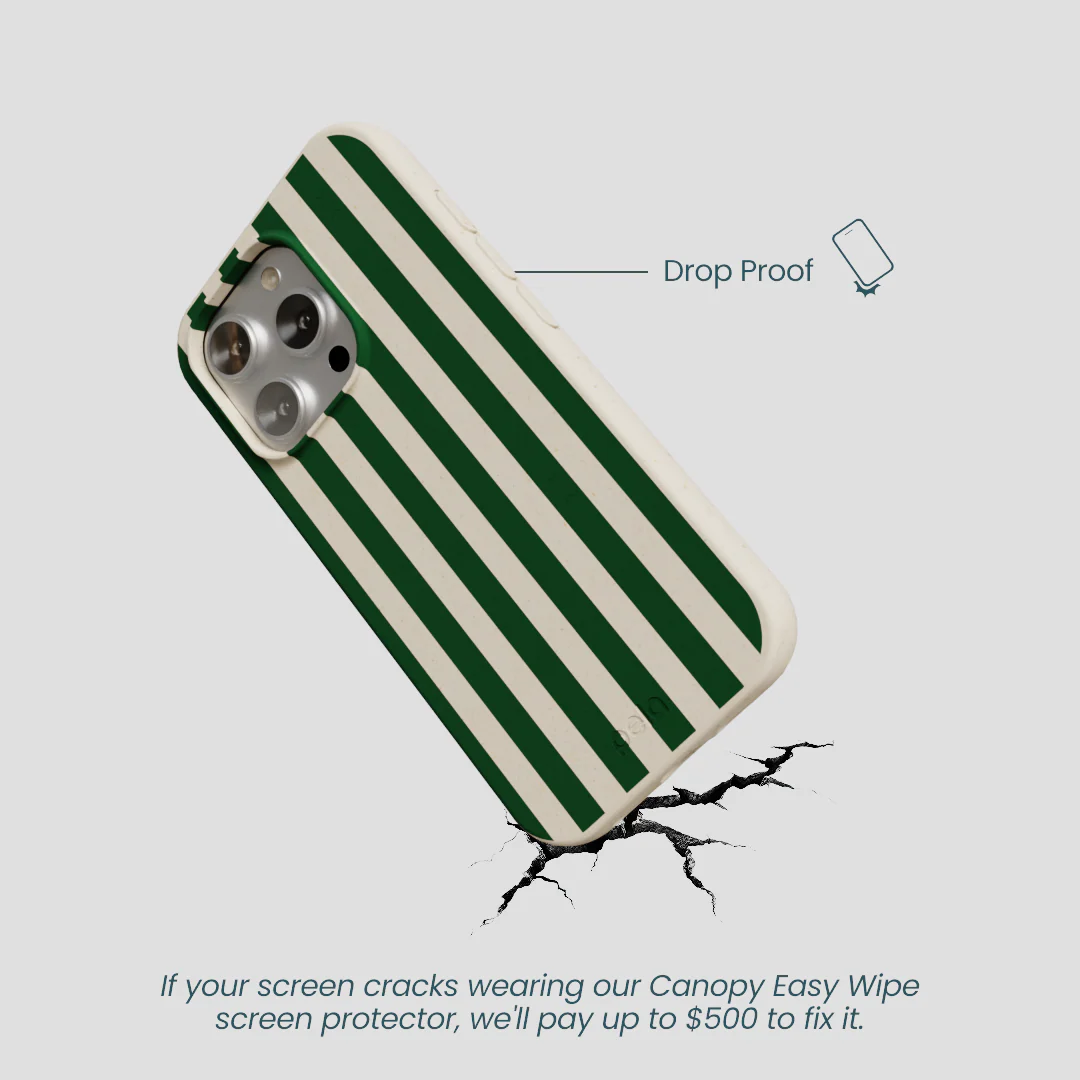 London Fog Evergreen Stripes iPhone 16 Pro Case - Image 5