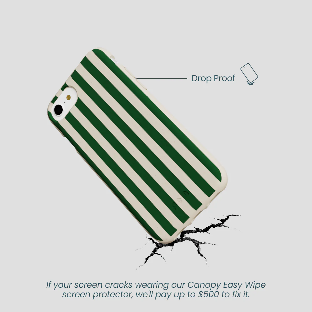 London Fog Evergreen Stripes iPhone 6/6s/7/8/SE Case - Image 5