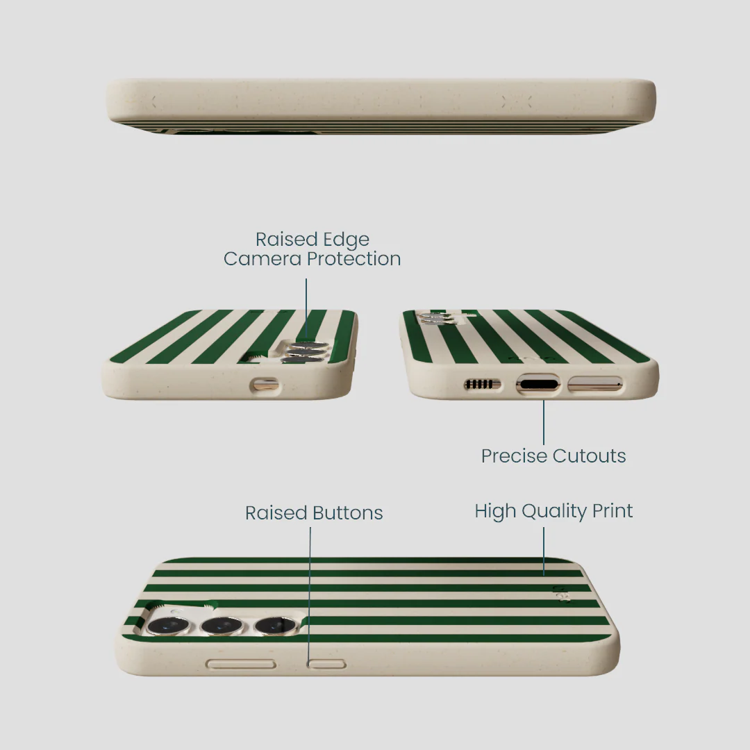 London Fog Evergreen Stripes Samsung Galaxy S23 Case - Image 2