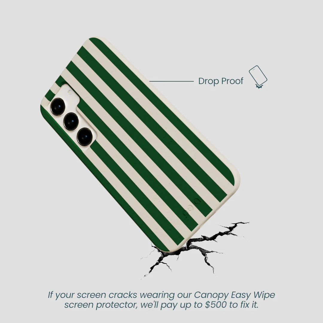 London Fog Evergreen Stripes Samsung Galaxy S24 Case - Image 4