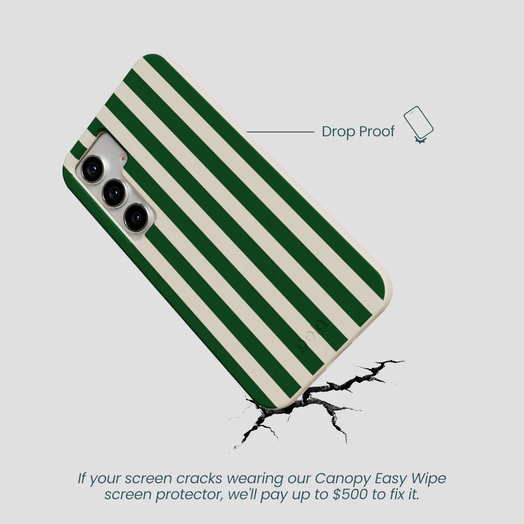 London Fog Evergreen Stripes Samsung Galaxy S25 Case - Image 4