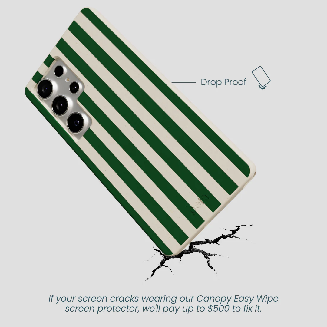 London Fog Evergreen Stripes Samsung Galaxy S25 Ultra Case - Image 4