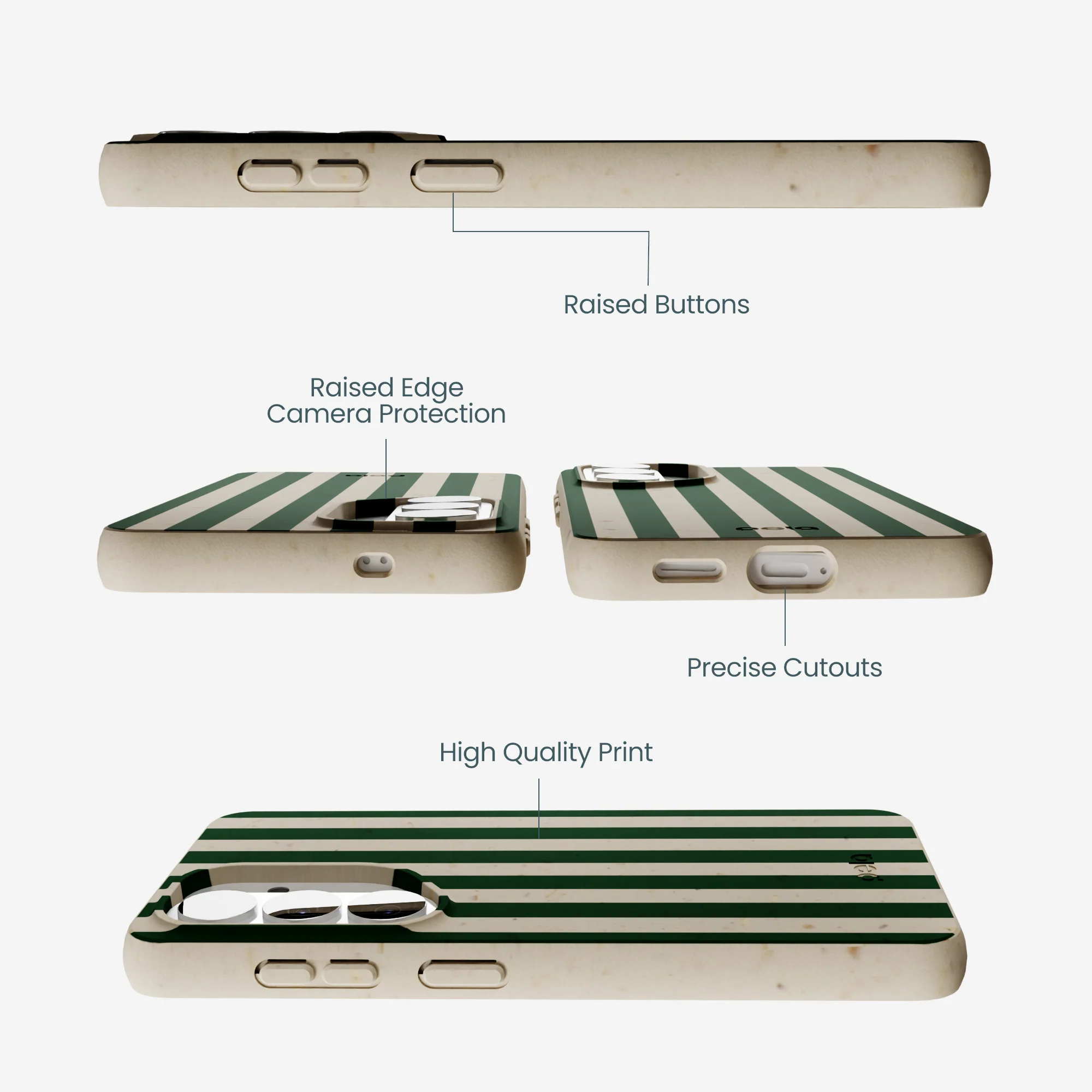 London Fog Evergreen Stripes Samsung Galaxy S26 Case - Image 2
