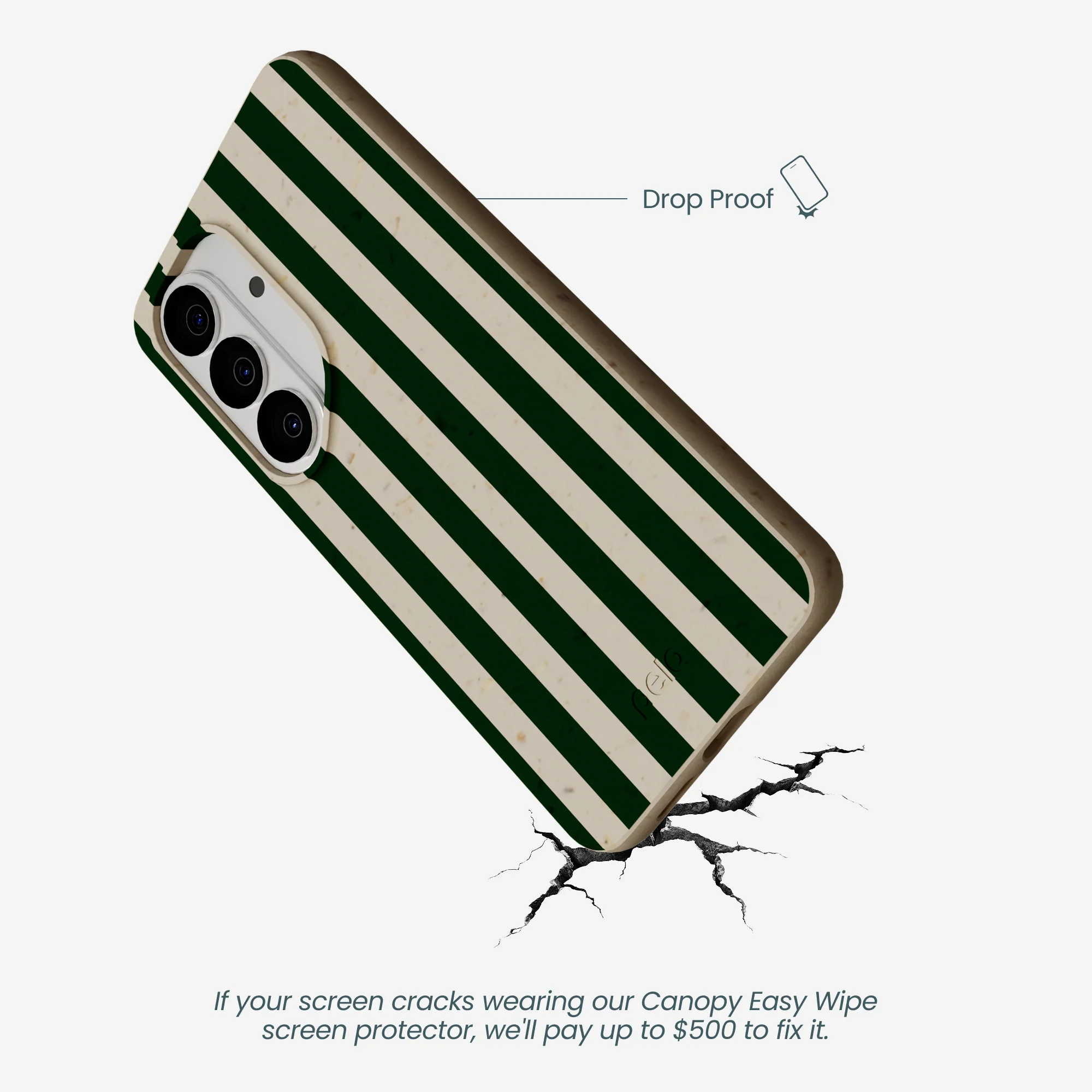 London Fog Evergreen Stripes Samsung Galaxy S26 Case - Image 4