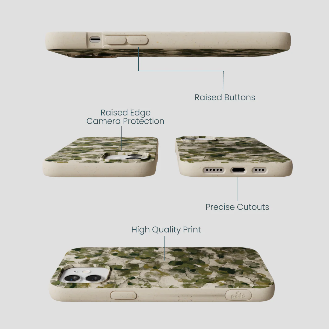 London Fog Foliage Camo iPhone 12/ iPhone 12 Pro Case - Image 3