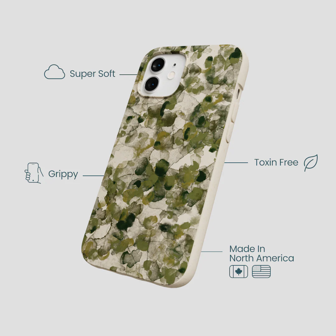 London Fog Foliage Camo iPhone 12/ iPhone 12 Pro Case - Image 4