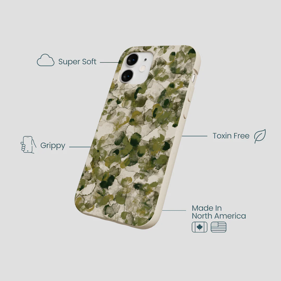 London Fog Foliage Camo iPhone 12 Mini Case - Image 4