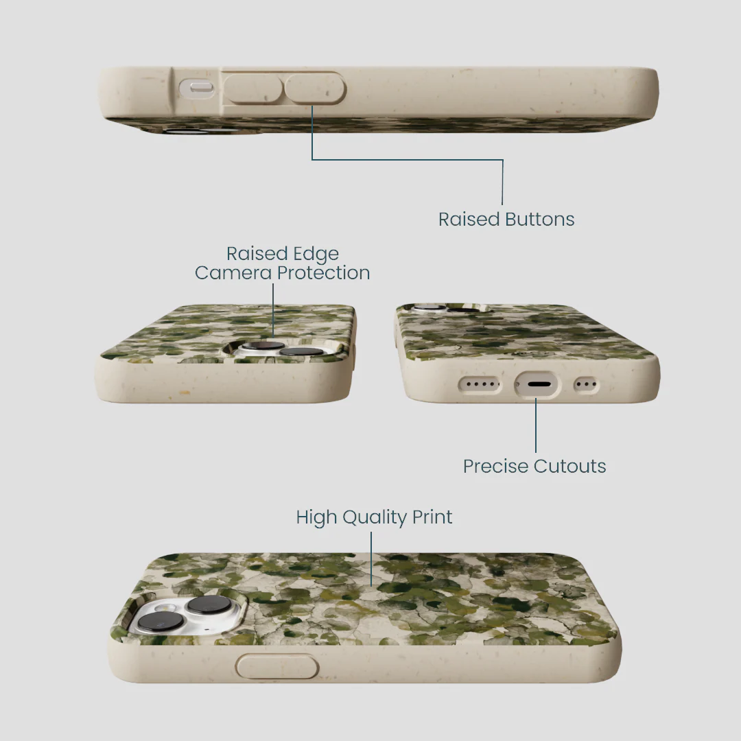 London Fog Foliage Camo iPhone 13 Case - Image 3